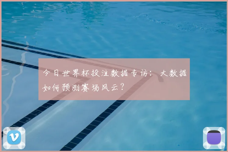 今日世界杯投注数据专访：大数据如何预测赛场风云？